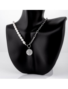 Colier White Stunning Pearls