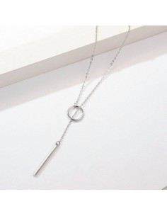 Colier Argint Circle 2